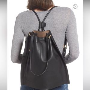 All Saints Alpha Leather Bag/Backpack